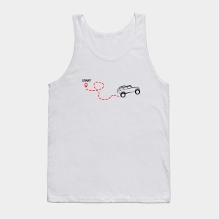 Start your journey - offroad (light) Tank Top